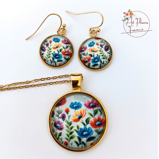 Bijoux illustrés - Petit jardin
