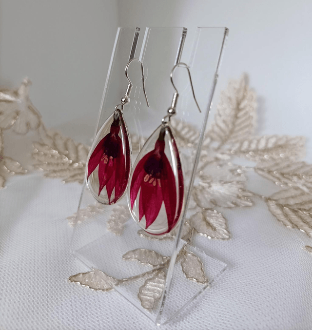 Boucles d'oreilles Fuchsia magellanica