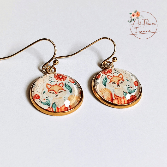 Bijoux illustrés - Petit renard