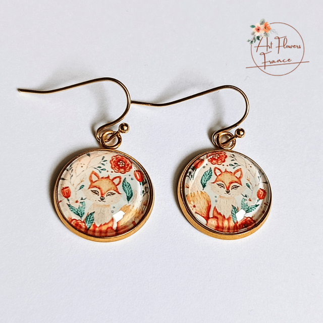 Bijoux illustrés - Petit renard