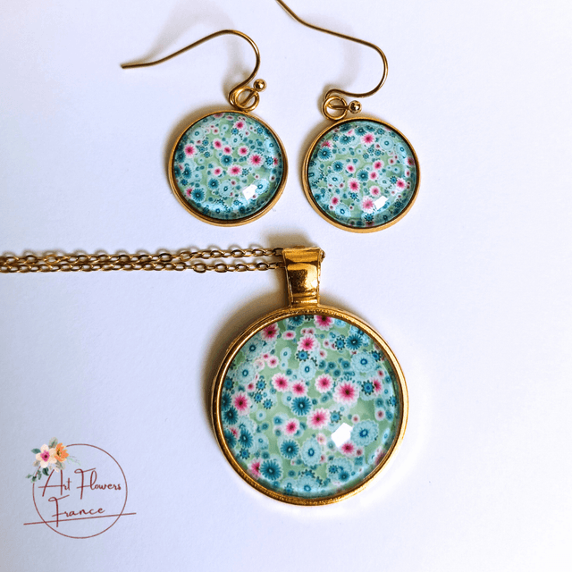Bijoux illustrés - Petites fleurs