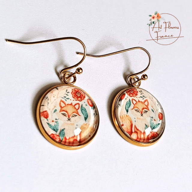 Bijoux illustrés - Petit renard