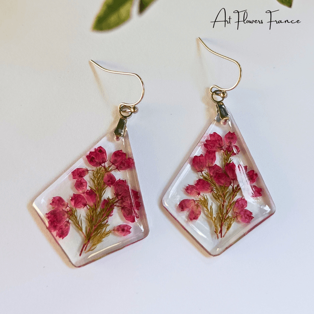 Boucles d&#039;oreilles La Bruyère (Erica)