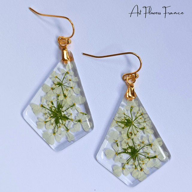 Boucles d&#039;oreilles la carotte sauvage élégance 