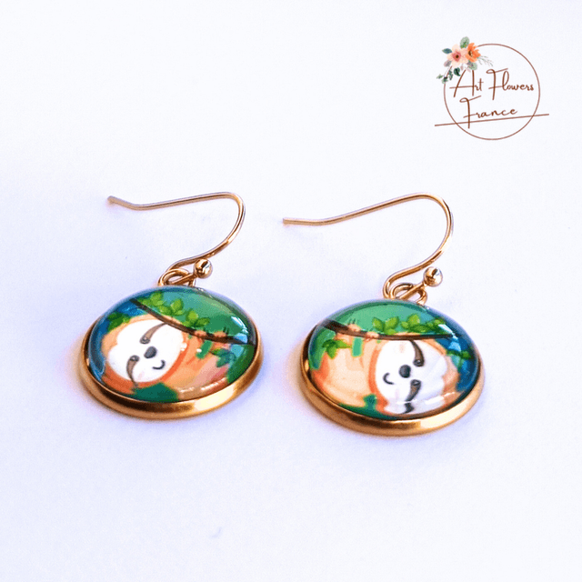 Bijoux illustrés - Paresseux